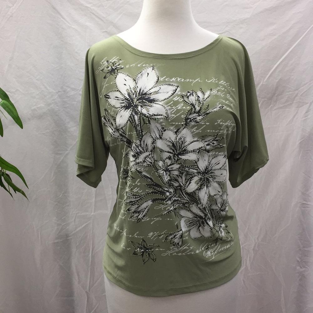 Bleeker & McDougal Beaded And Sequined Top